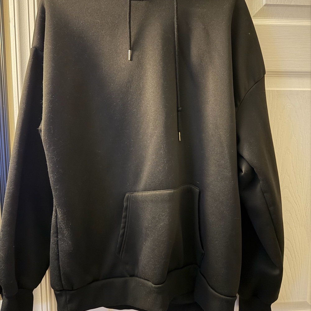 Black Hoodie with graphic on back